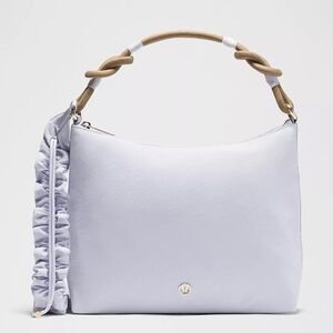 Lululemon Serene Blue convertible Ruched Crossbody Bag 6.5L NWT